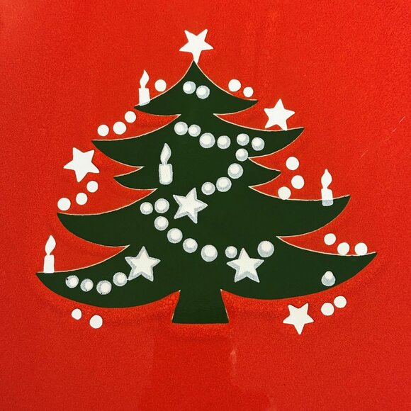 Waechtersbach West Germany Christmas Tree Cake Plate - Picture 2 of 7